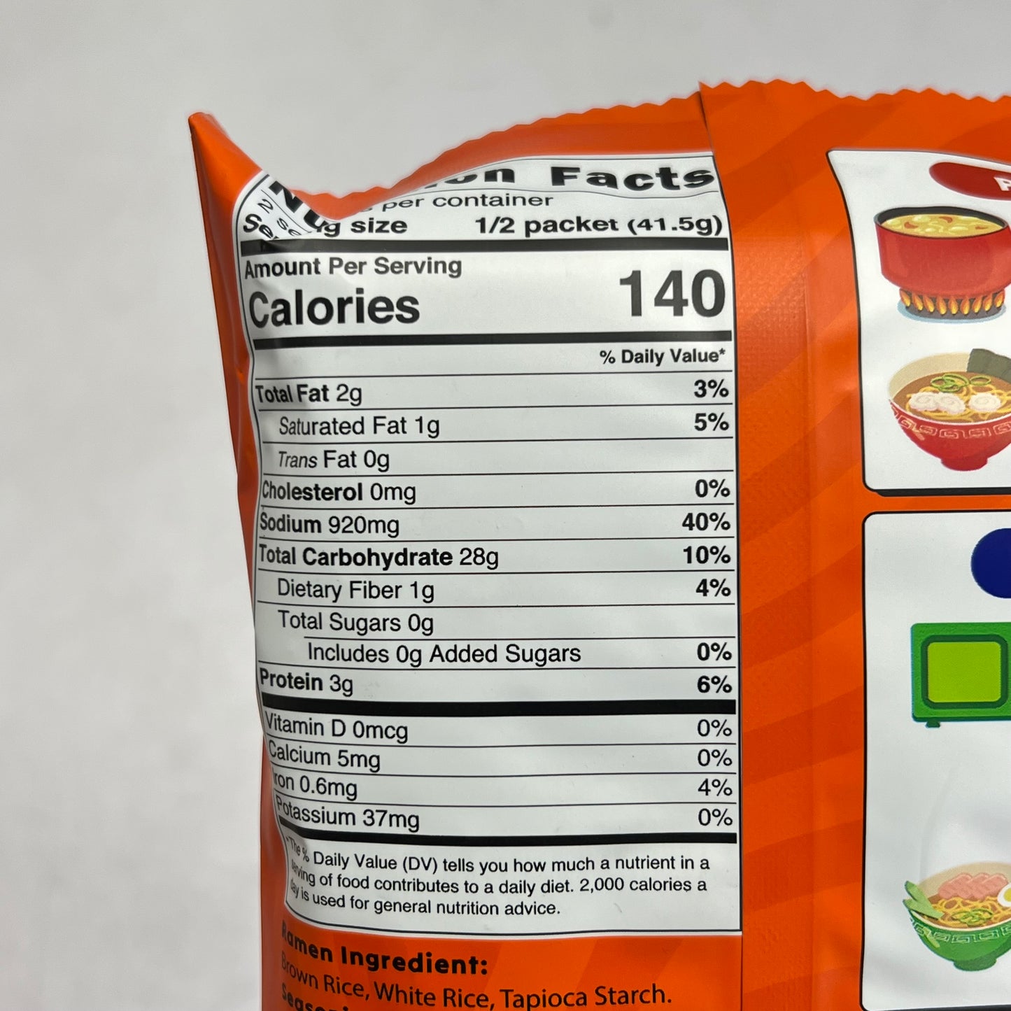 BAMBI (6 PACK) Individual Gluten Free Ramen Chicken Flavor 2.93 Oz BB 10/26