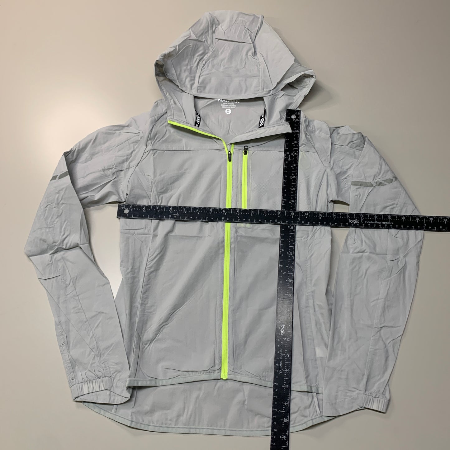 NATHAN Stealth Jacket W/ Hood Women's Grey Mist Size XS NS90080-80122-XS