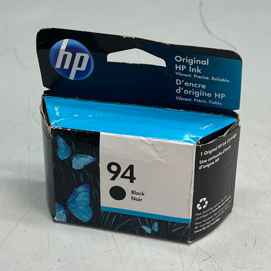 HP Original HP Inkjet Cartridge For Deskjet & Officejet 94 Black Noir C8765WN