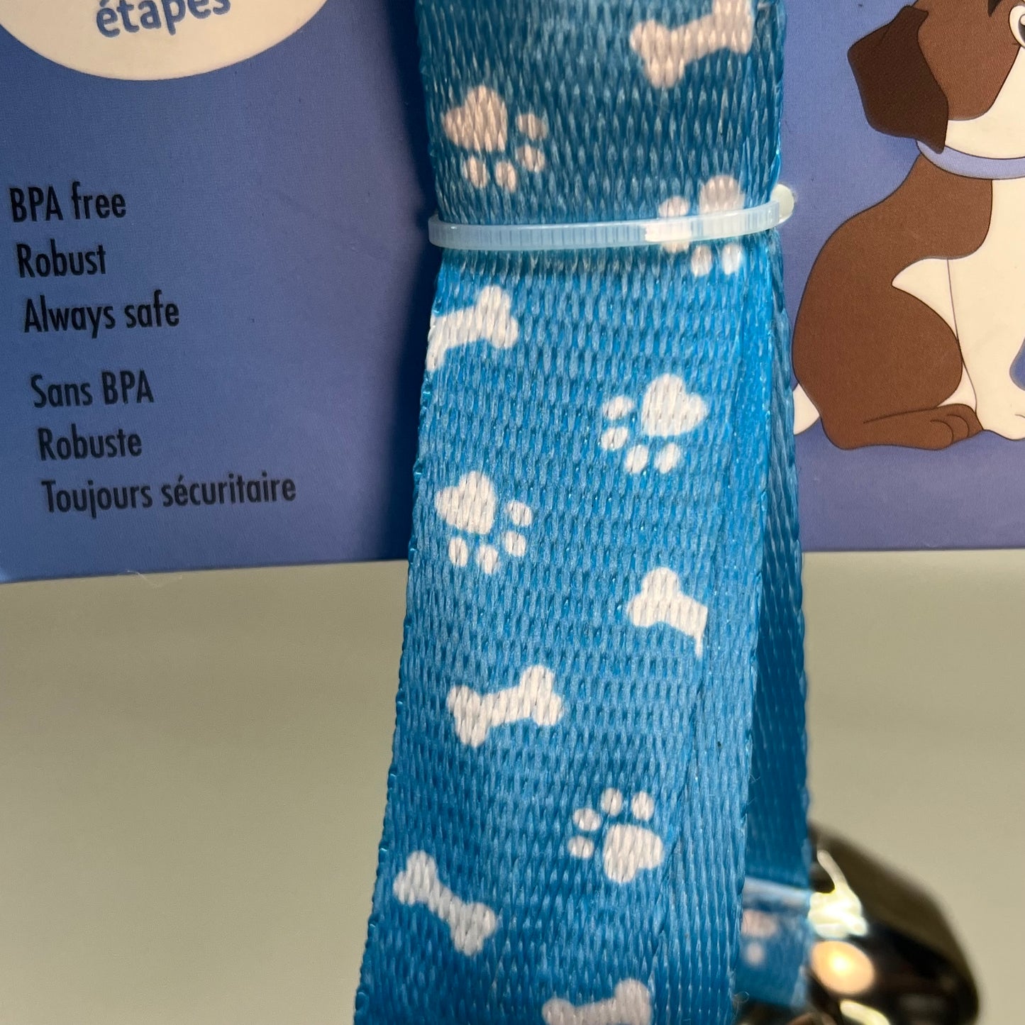 NICE PAWS (2 PACK) Potty Time Bells Easy 3-Step Training Adjustable Length 31"/33" Blue 20735