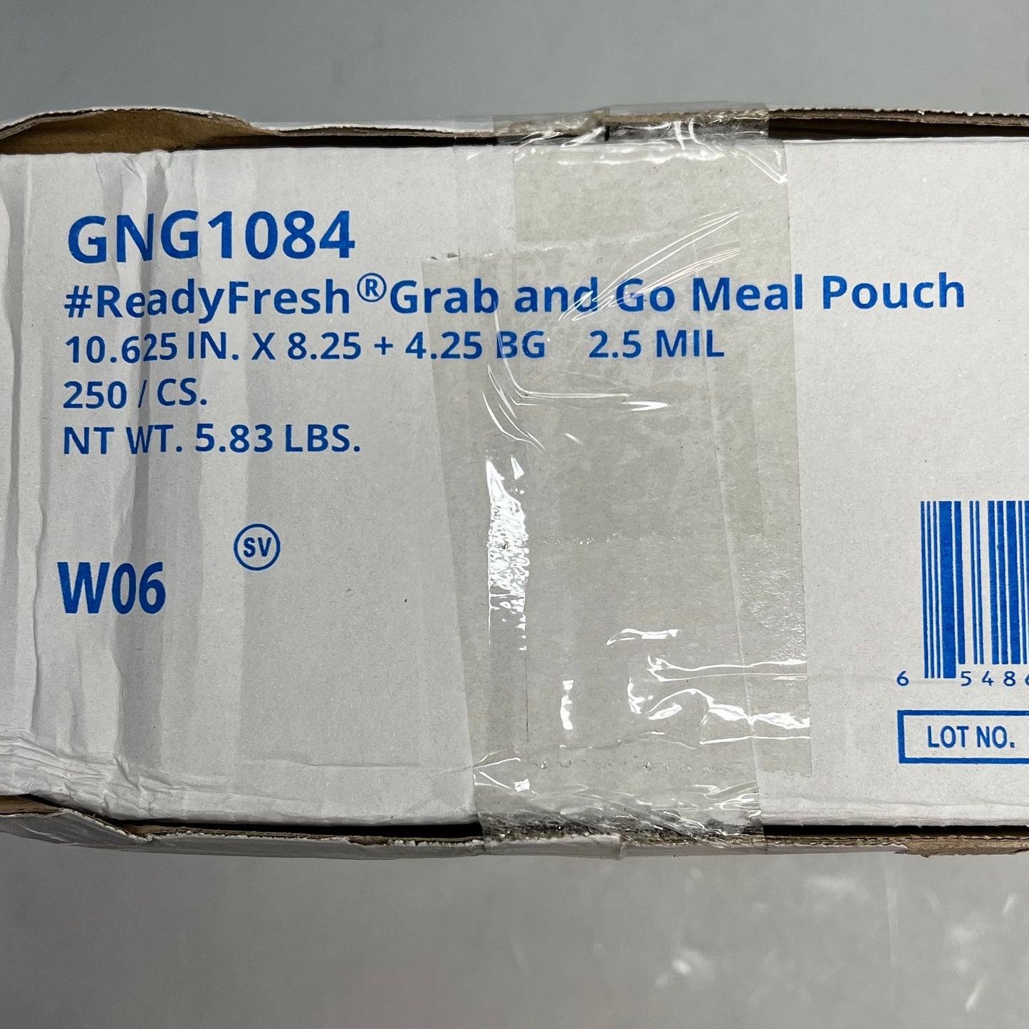 LK PACKAGING (250 PACK) Meal Kit Pouch Vented Ziplock 9.75"x6.5"  ZZ-LK-GNG1084