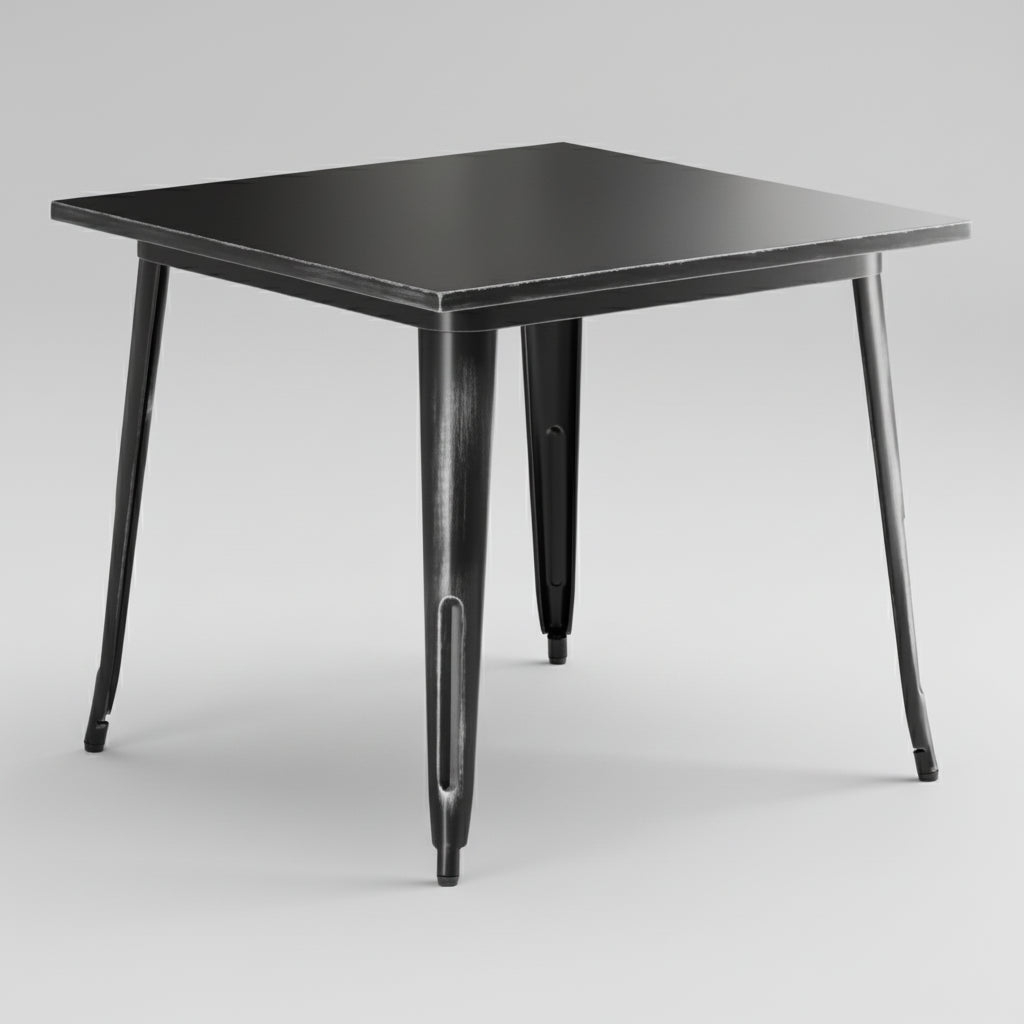 LANCASTER Alloy Series Indoor & Outdoor Table 36"x36" Distressed Onyx 164RD363BKD