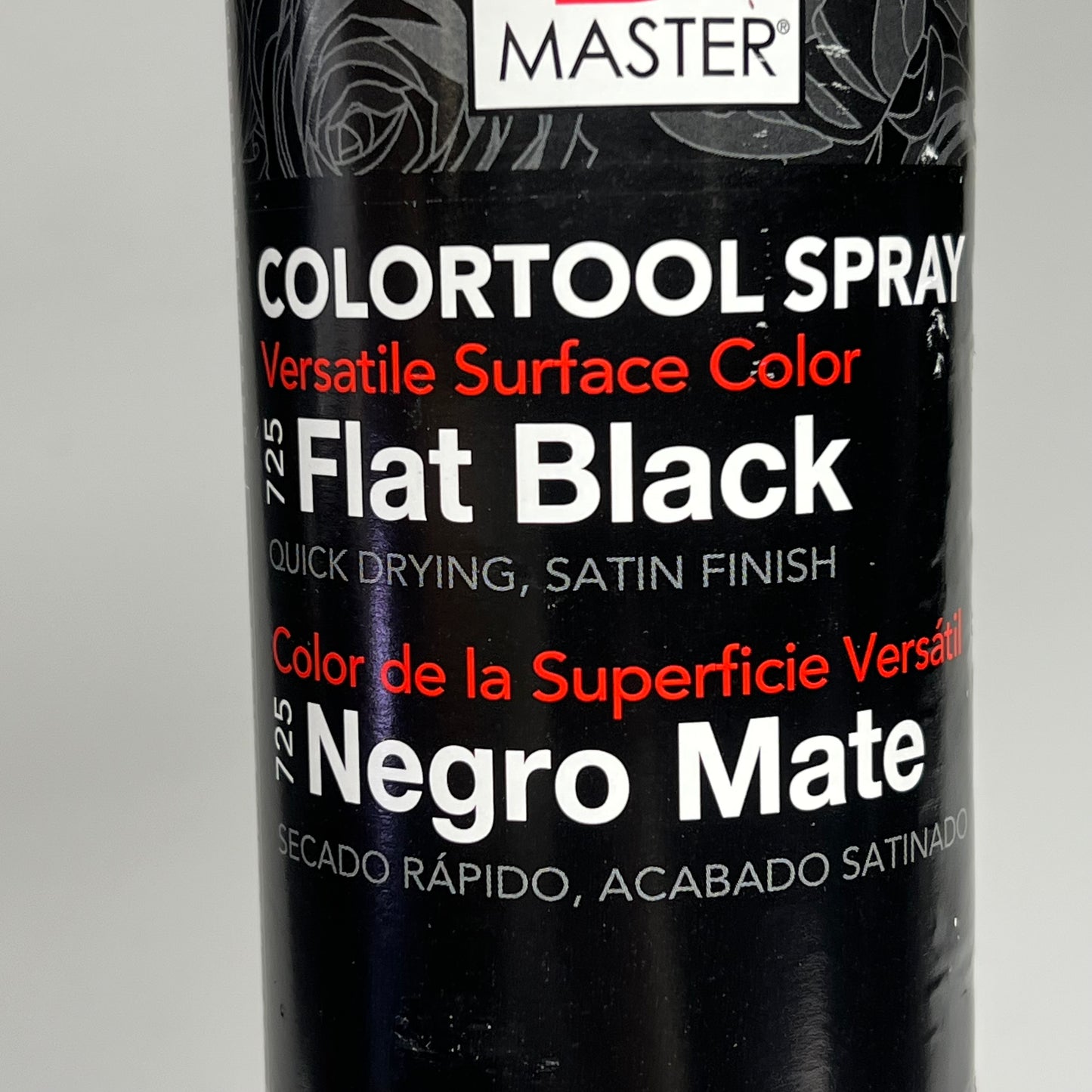 DESIGN MASTER (2 PACK) Colortool Spray Flower Surface Color 12oz Flat Black 725