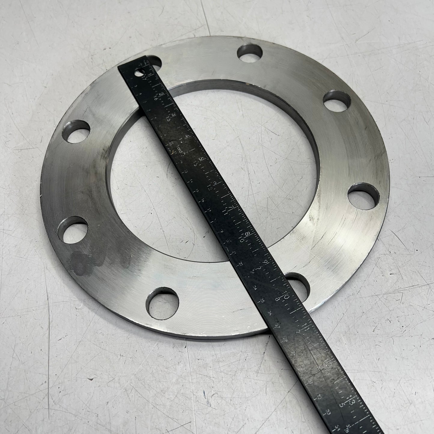 Carbon Steel Plate Flange 6.72" Bore ID  6" IPS IC-FL1/2 PL-IPS 6.72-6 CS 613Y