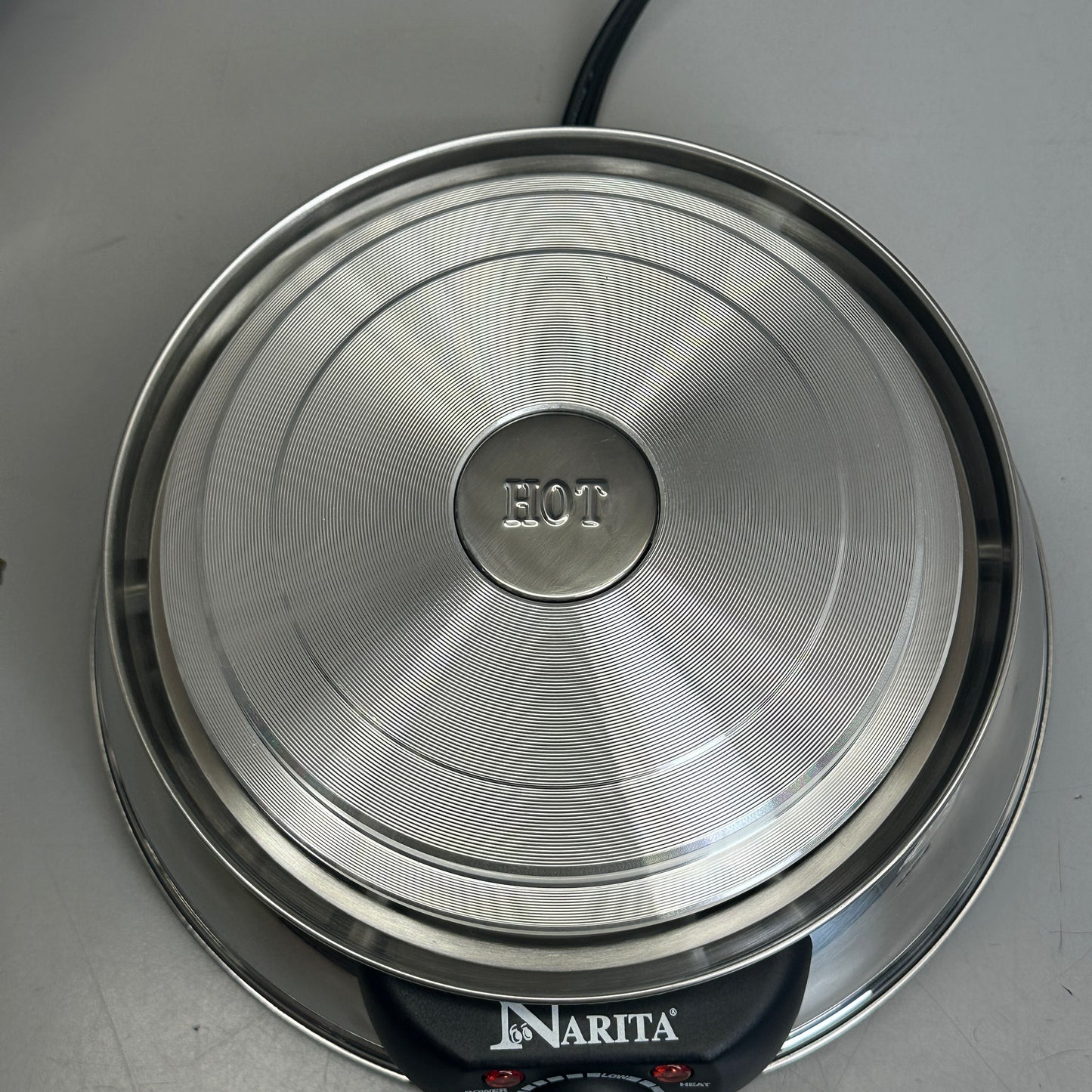 NARITA Electric Stainless Steel 2 Way Hot Pot 4.5qt NEC-3016