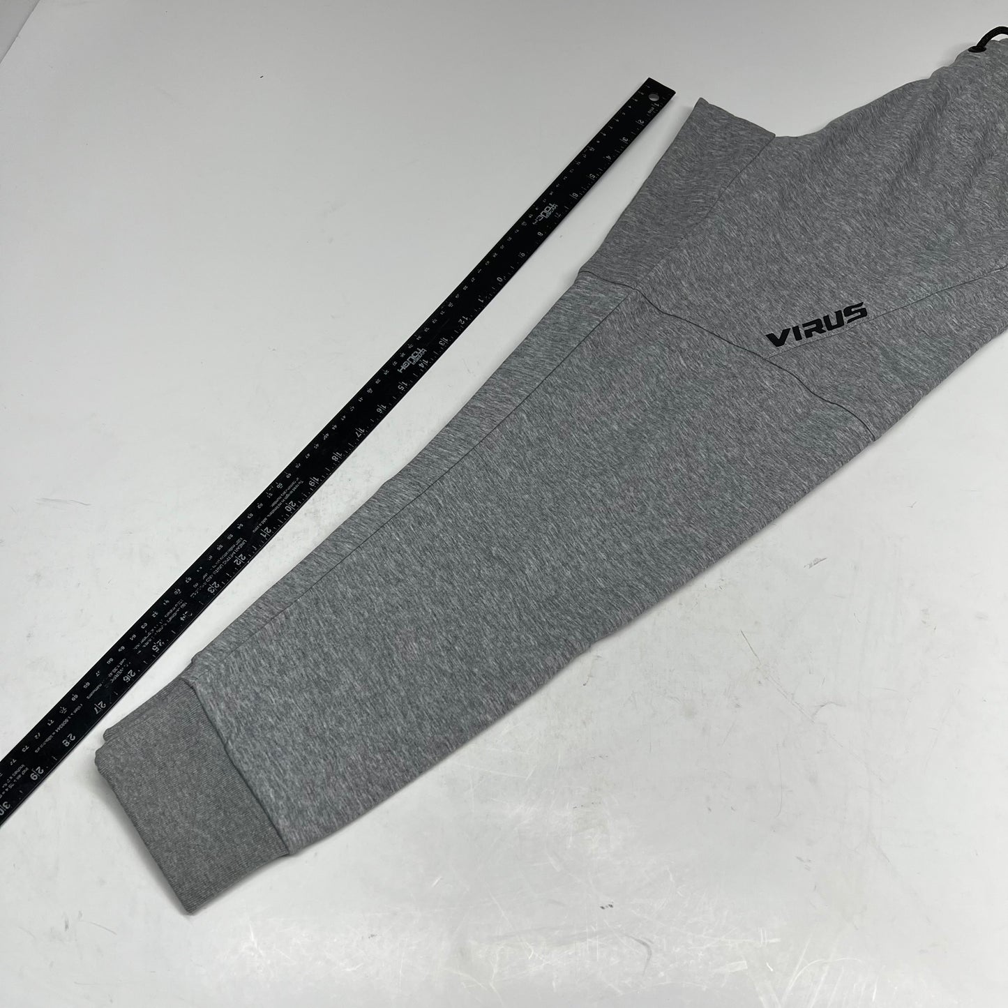 ICONX Drawstring Joggers Biofleece Construction  Men's Sz S Heather Grey