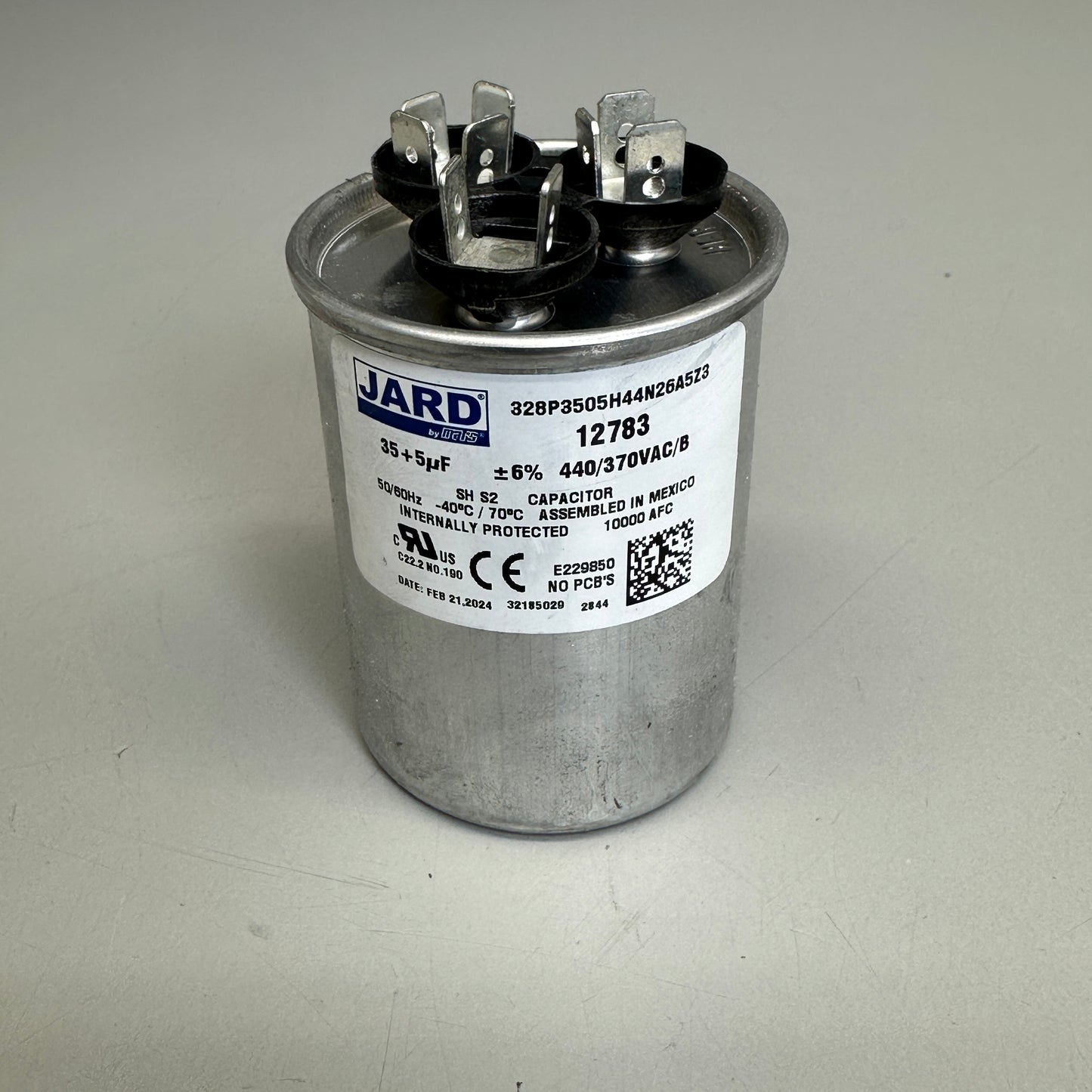 JARD Armatures Round 35 + 5 uf MFD 440V VAC Motor Dual Run Capacitor 12783