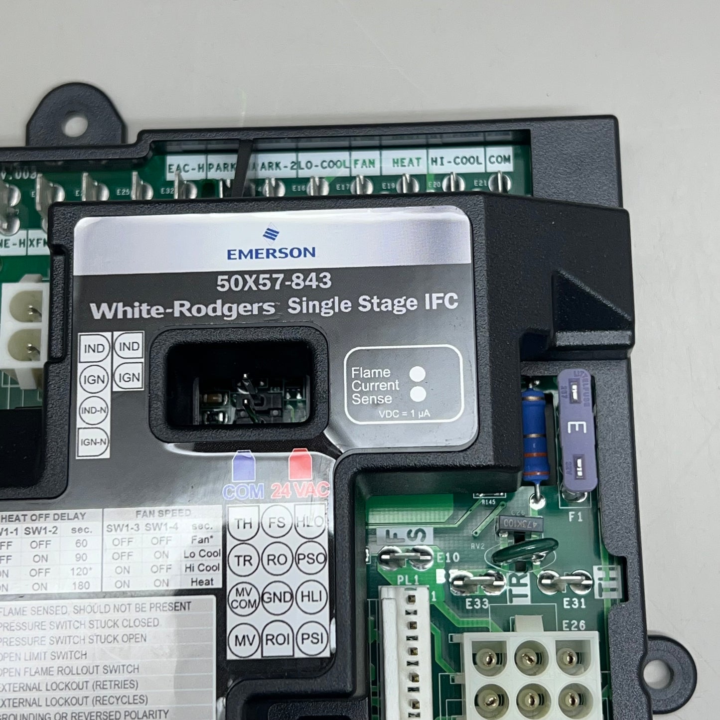 WHITE ROGERS EMERSON Integrated Furnace Control Black 50X57-843