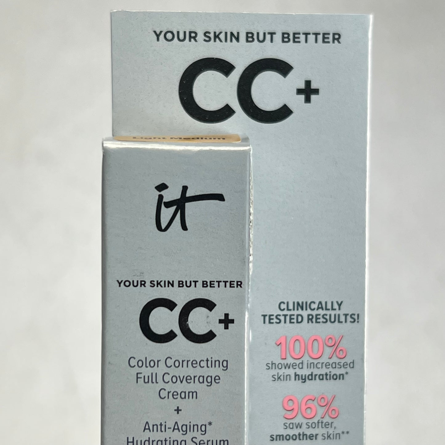 IT COSMETICS Cc+ Full Coverage Correcting Foundation W/ Spf 50+ .406Oz Light Med