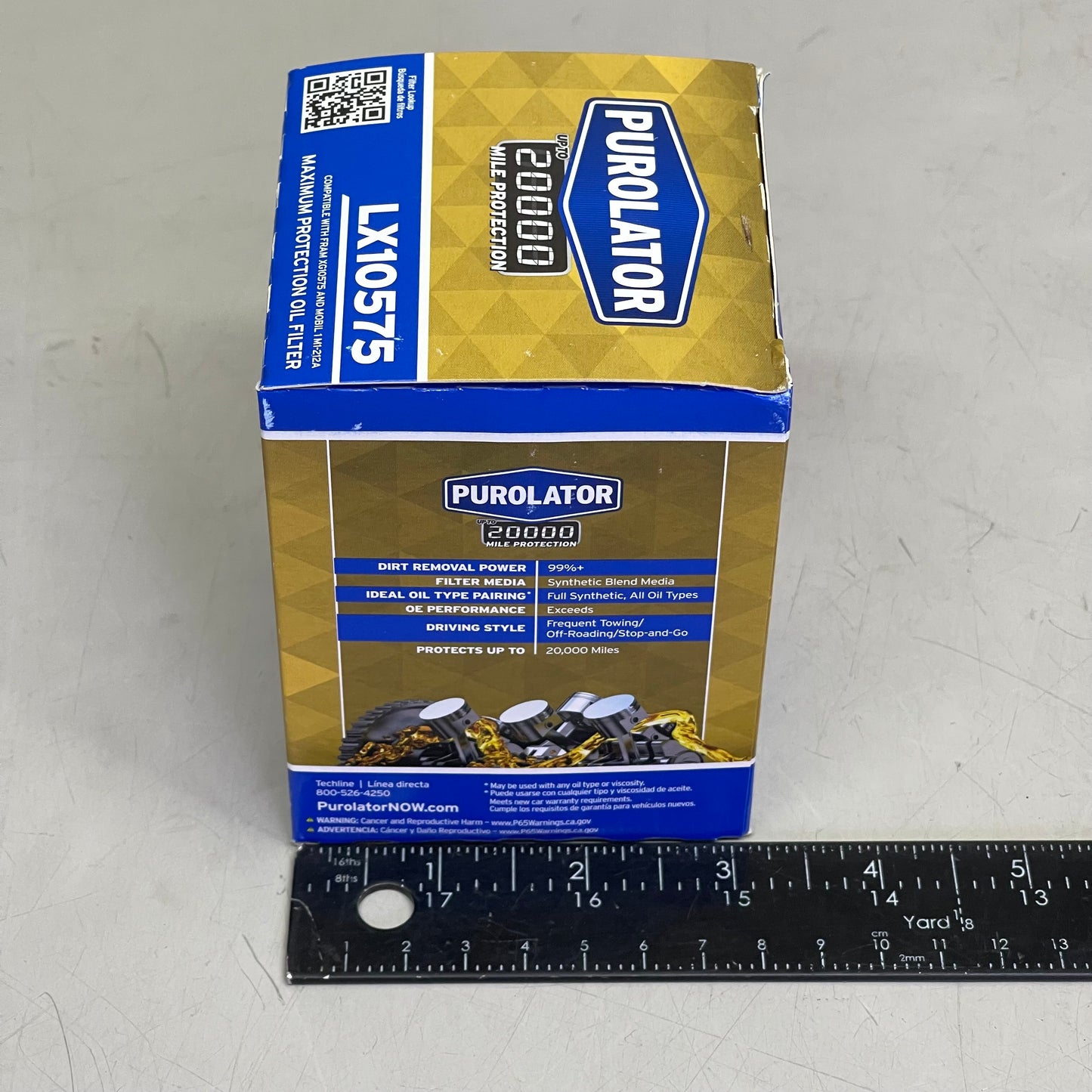 PUROLATOR (6 PACK) Maximum Protection Oil Filter 20000 Miles LX10575