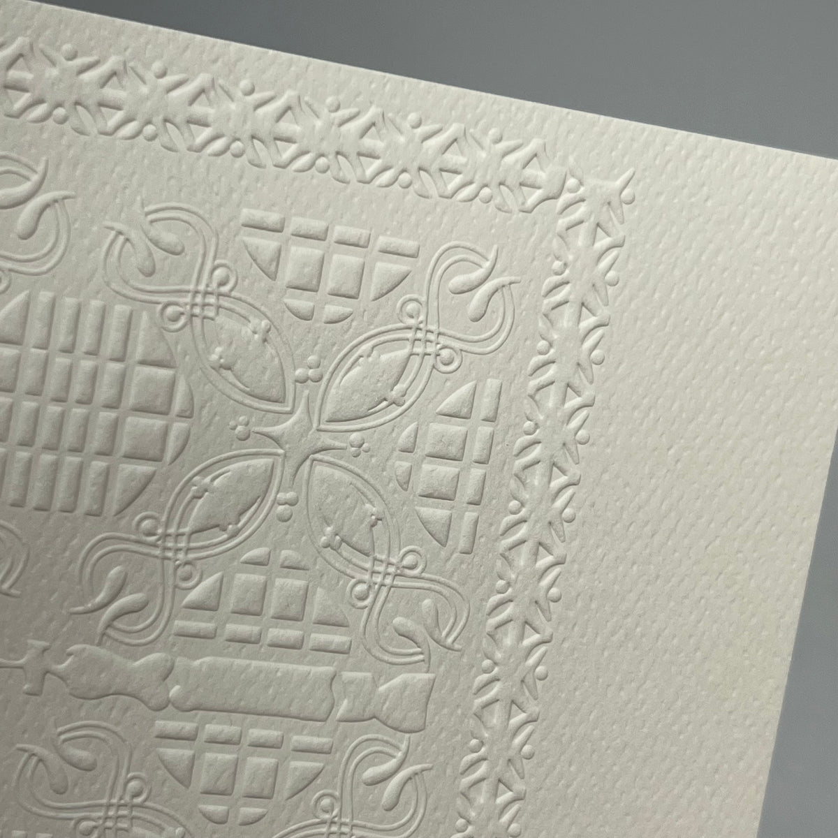 POMEGRANTE (20 PACK) Louis Sullivan Designs Embossed Boxed Notecard 4x6" White