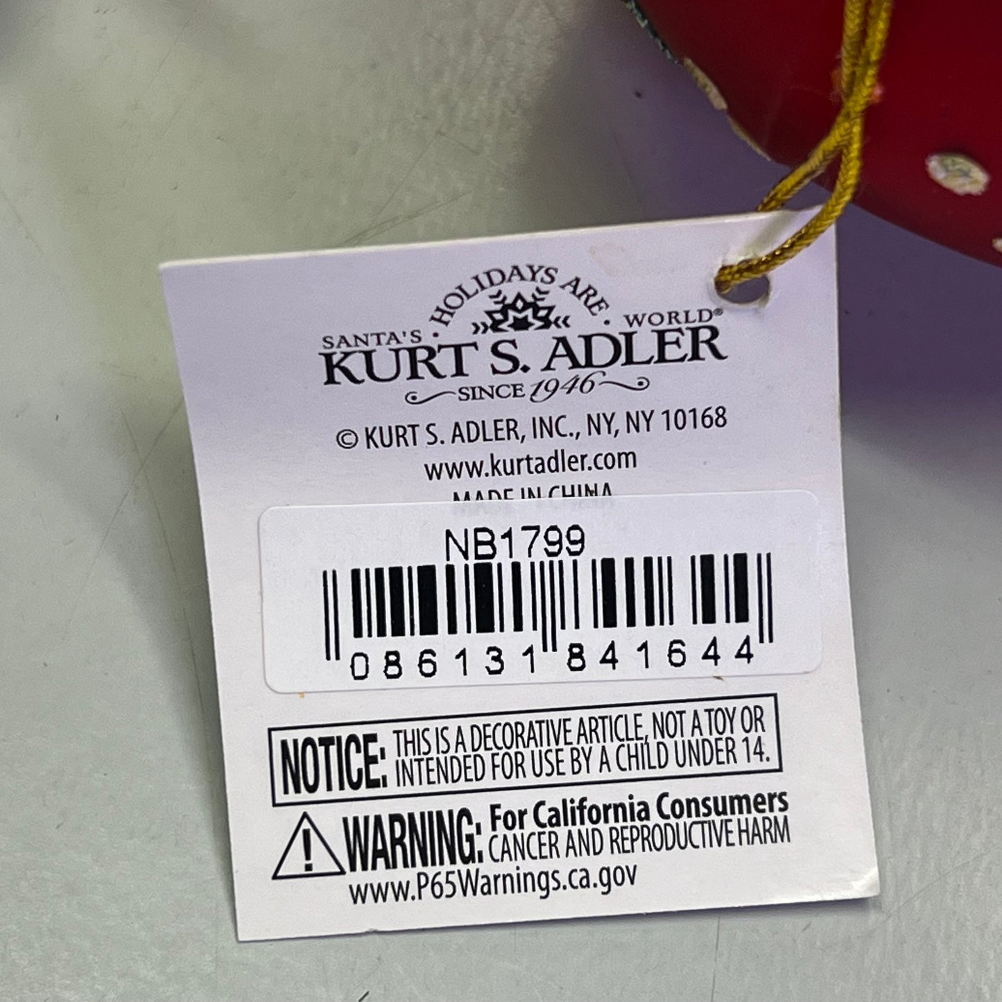 KURT S ADLER (3 PACK) Noble Gems Glass Sugar Skull Ornaments  3.5" Multicolor