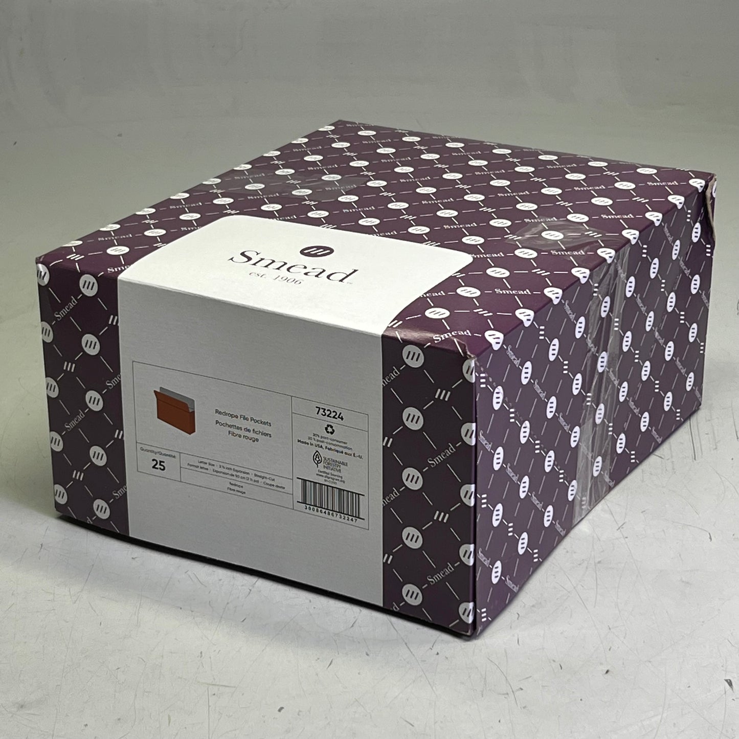 SMEAD (25 PACK) File Pockets Sz 3" 1/2 Expansion 73224