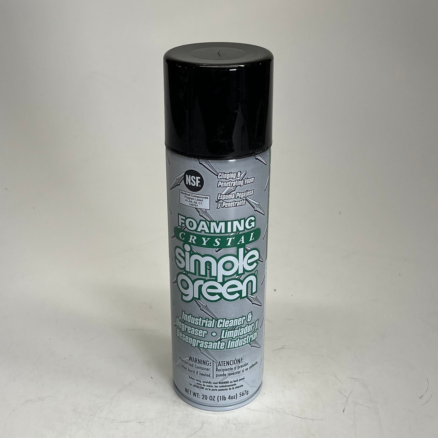 ZA@ SIMPLE GREEN (3 PACK) Foaming Crystal Cleaner/degreaser Aerosol 20oz 0610001219010