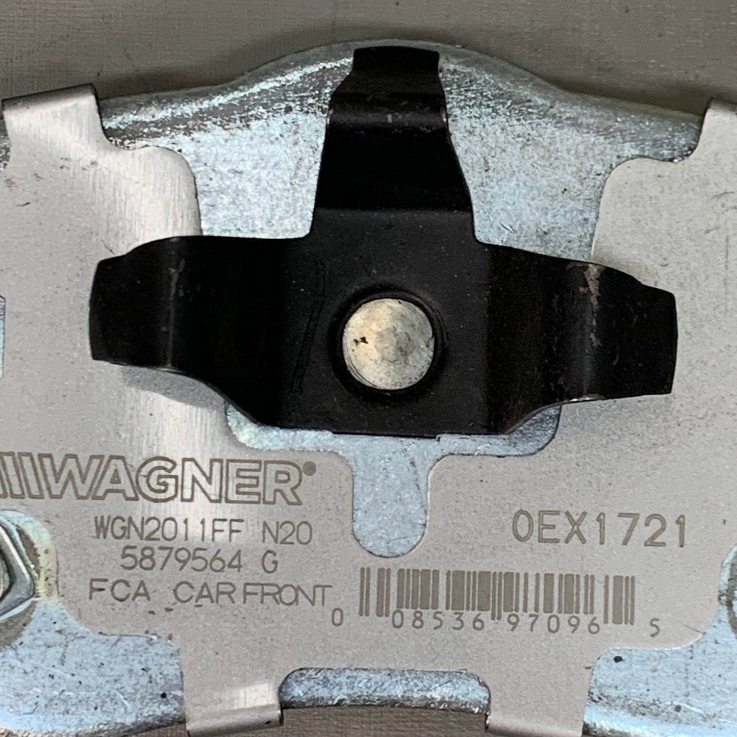 WAGNER OEx Ceramic Disc Brake Pad Set 7" x 3" Grey OEX1721