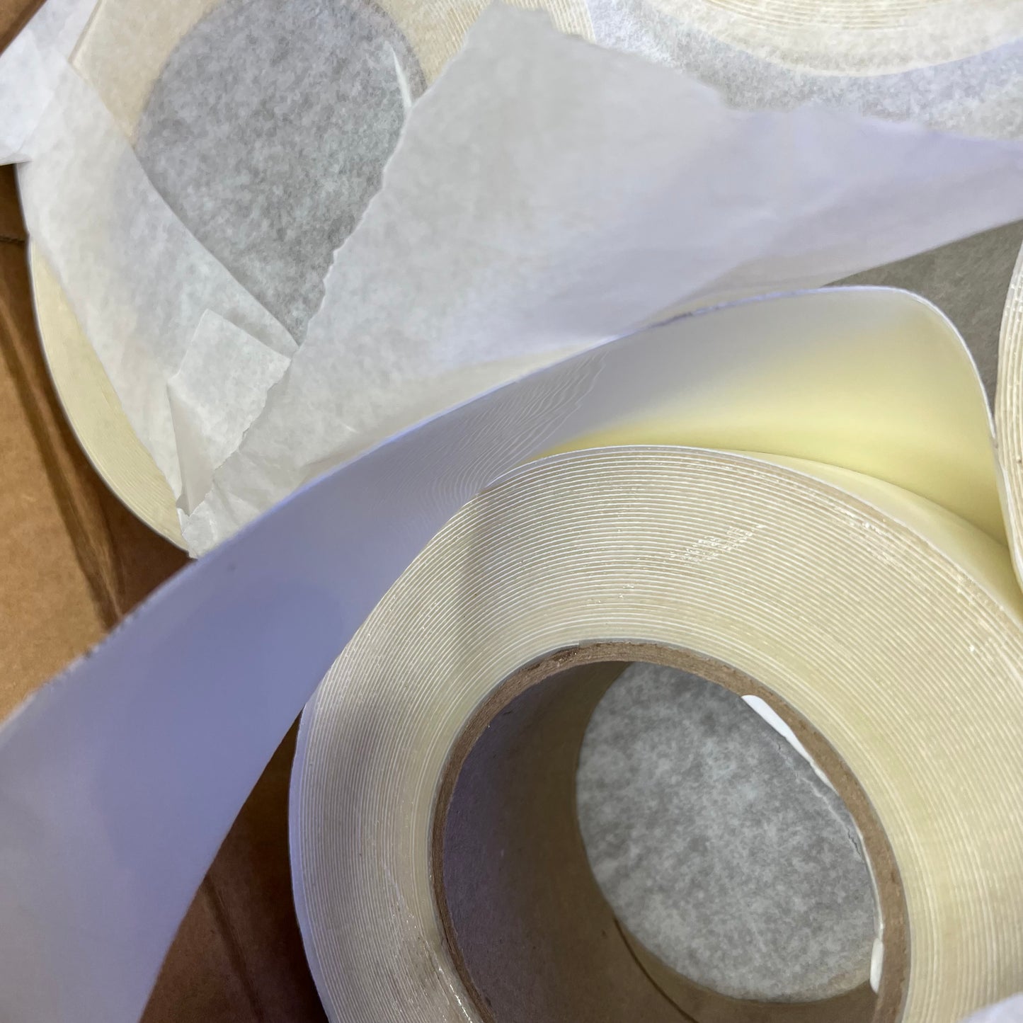 ZA@ (12 PACK) Repair Tape Thick Adhesive Glue Tape 2" x 50' White - Crème