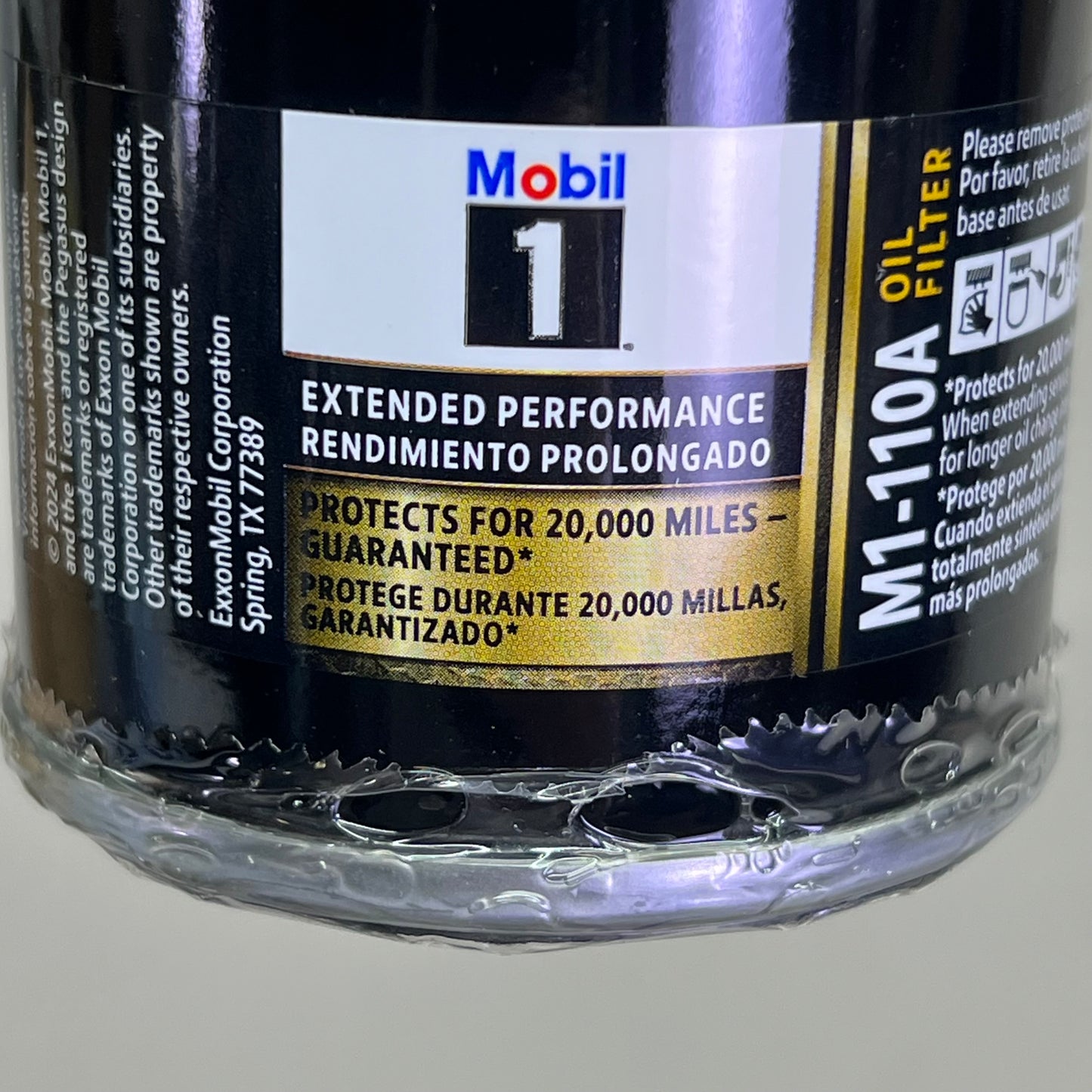 MOBIL 1 (2 PACK) Engine Oil Filter Extended Performance Black M1-110A