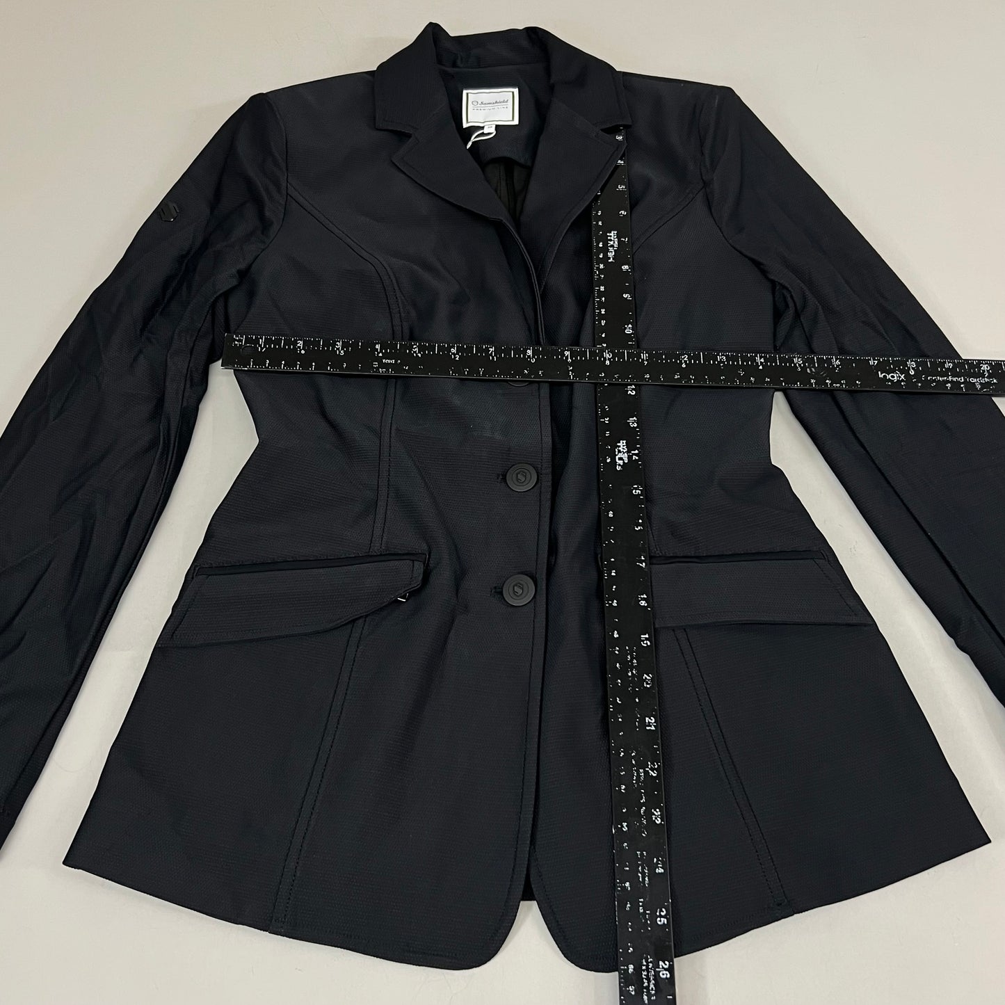 SAMSHIELD Florida Equestrian Riding Jacket Light Women's Sz US 6, UK 8, FR 36 Black