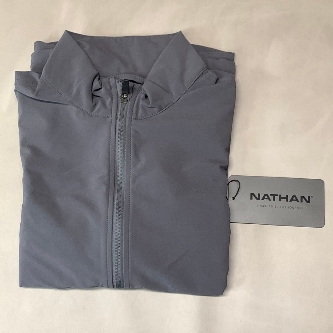 NATHAN Vamos Track Jacket Women's Sz XS Dark Charcoal NS50040-80078-XS (New)