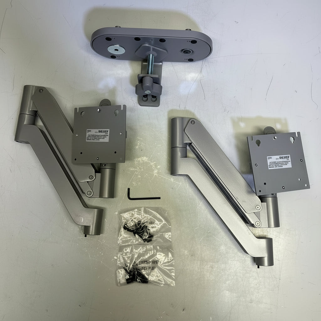 CHEIF Koncis Dual Arm Monitor Mount Fits 10-32" Screens 15lb Cap Each DMA2S