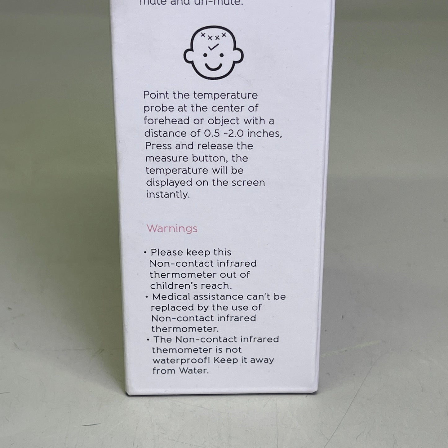 ZA@ JUMPER Non-Contact Infrared Thermometer For Humans & Objects *USA SELLER* JPD-FR202 D