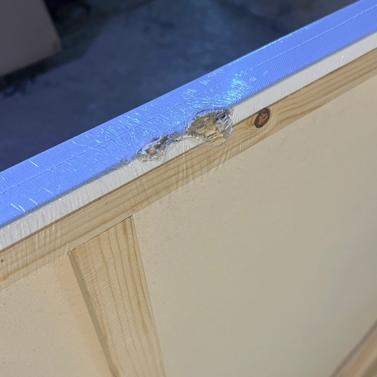 ZA@ CREATIVE MARK The Edge Professional Stretched Canvas W/ 4 Paintable Edges Sz 1 1/2" x 30" x 72", White 90286A