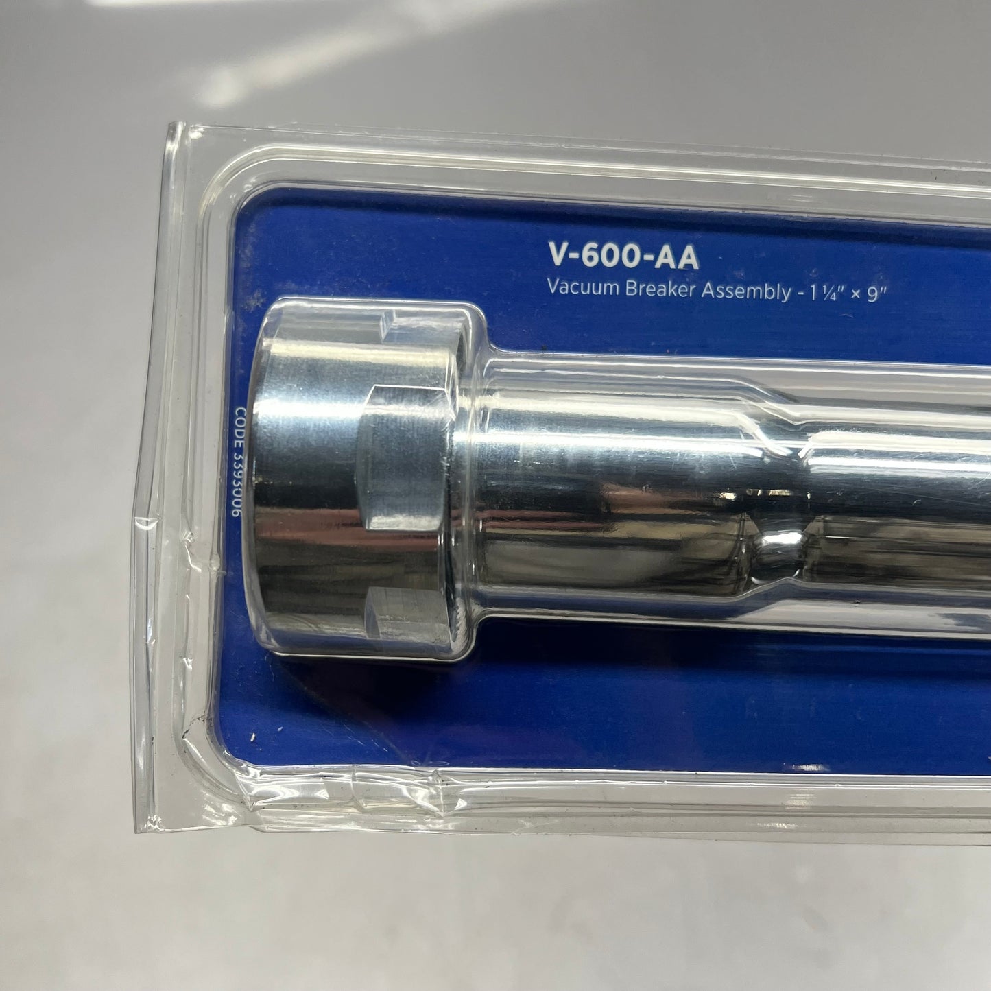 SLOAN Vacuum Breaker & Repair Kit  1-1/2" x 10" Chrome Plated Finish V-600-AA