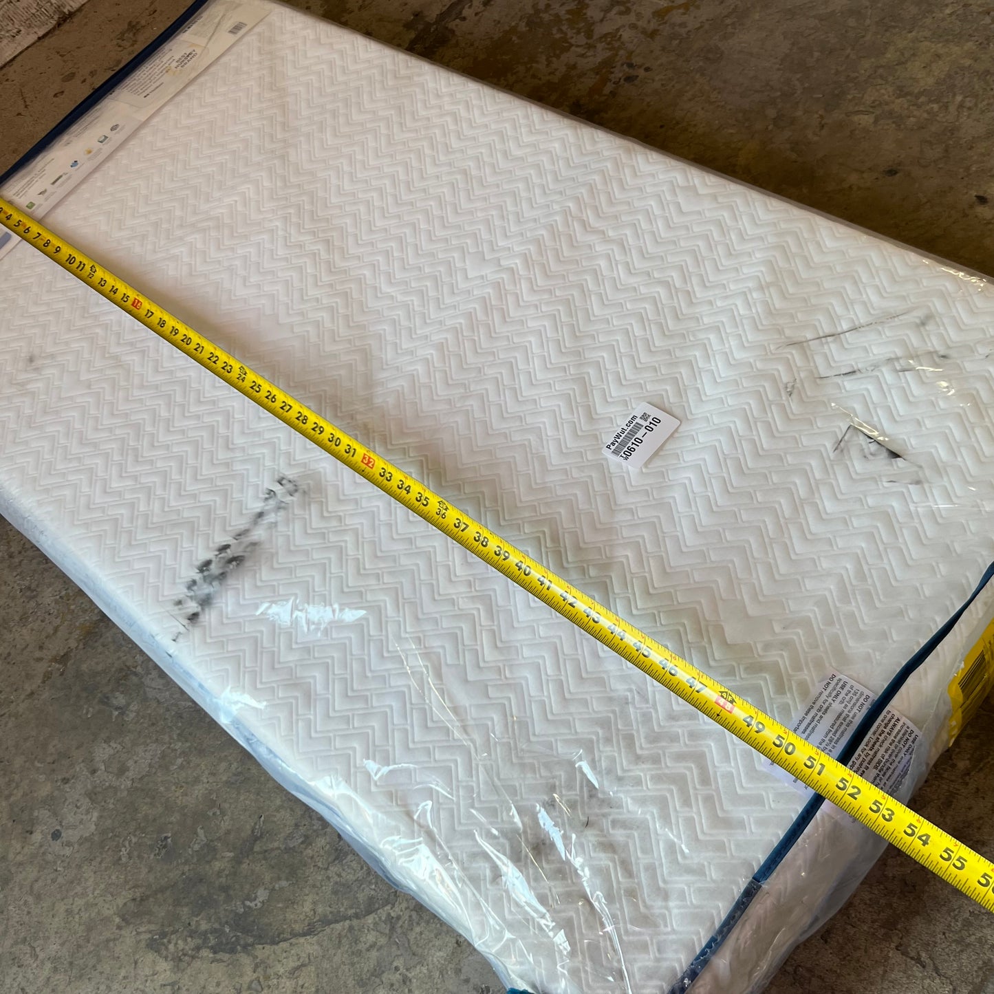 ZA@ DELIA CHILDREN Breathe Crib & Toddler Mattress Sz 28"W x 52"L x 5.5"H - M53101-1056 (AS-IS, Stained)