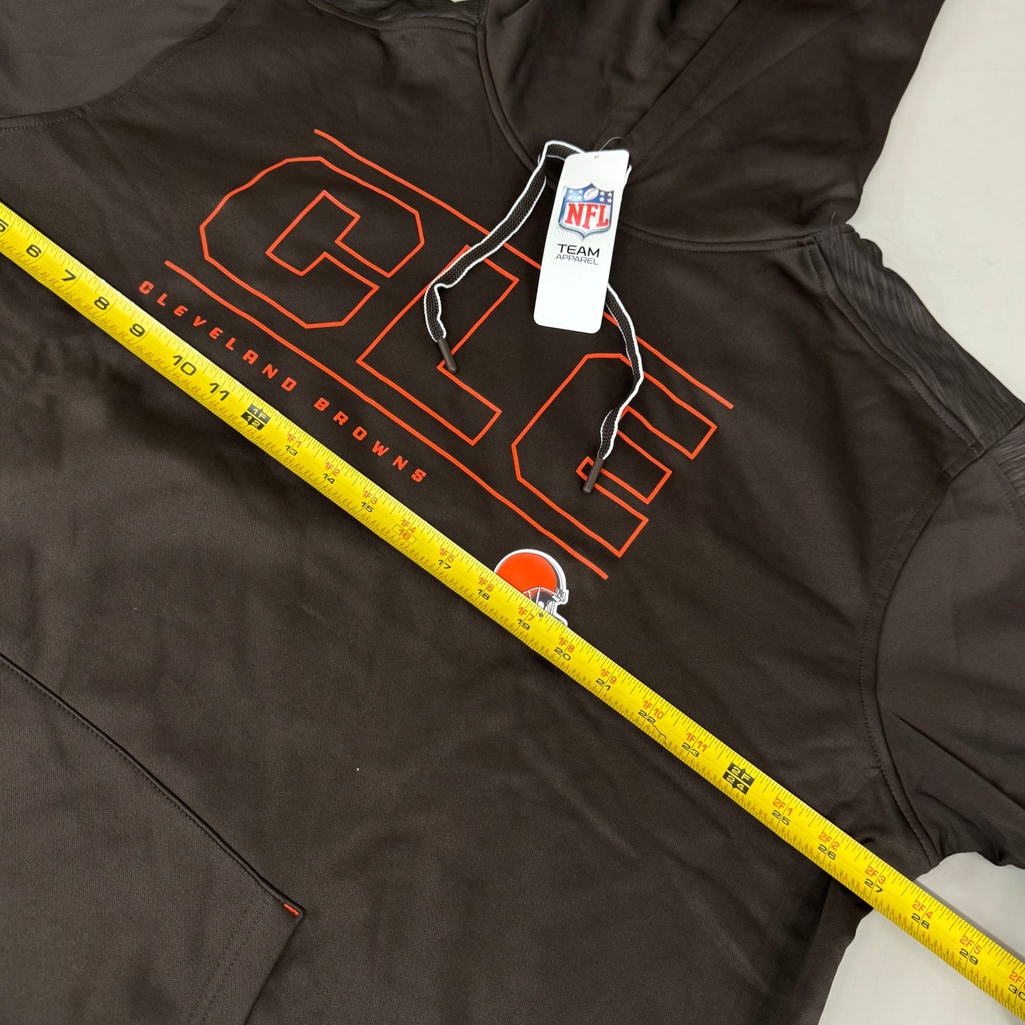 NFL Cleveland Browns Hoodie AFG North Sweatshirt Pullover XXL Brown 1802967 Football