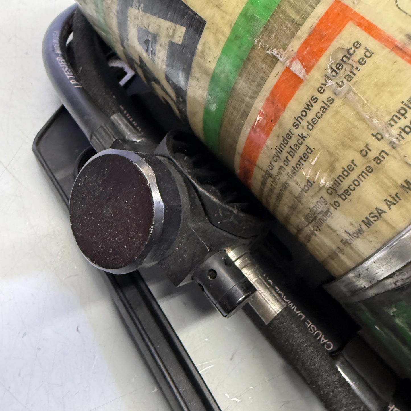 Z@ MSA (*PARTS ONLY*) FireHawk M7 SCBA Air Pack W/ Tank Firefighter Gear (AS-IS)