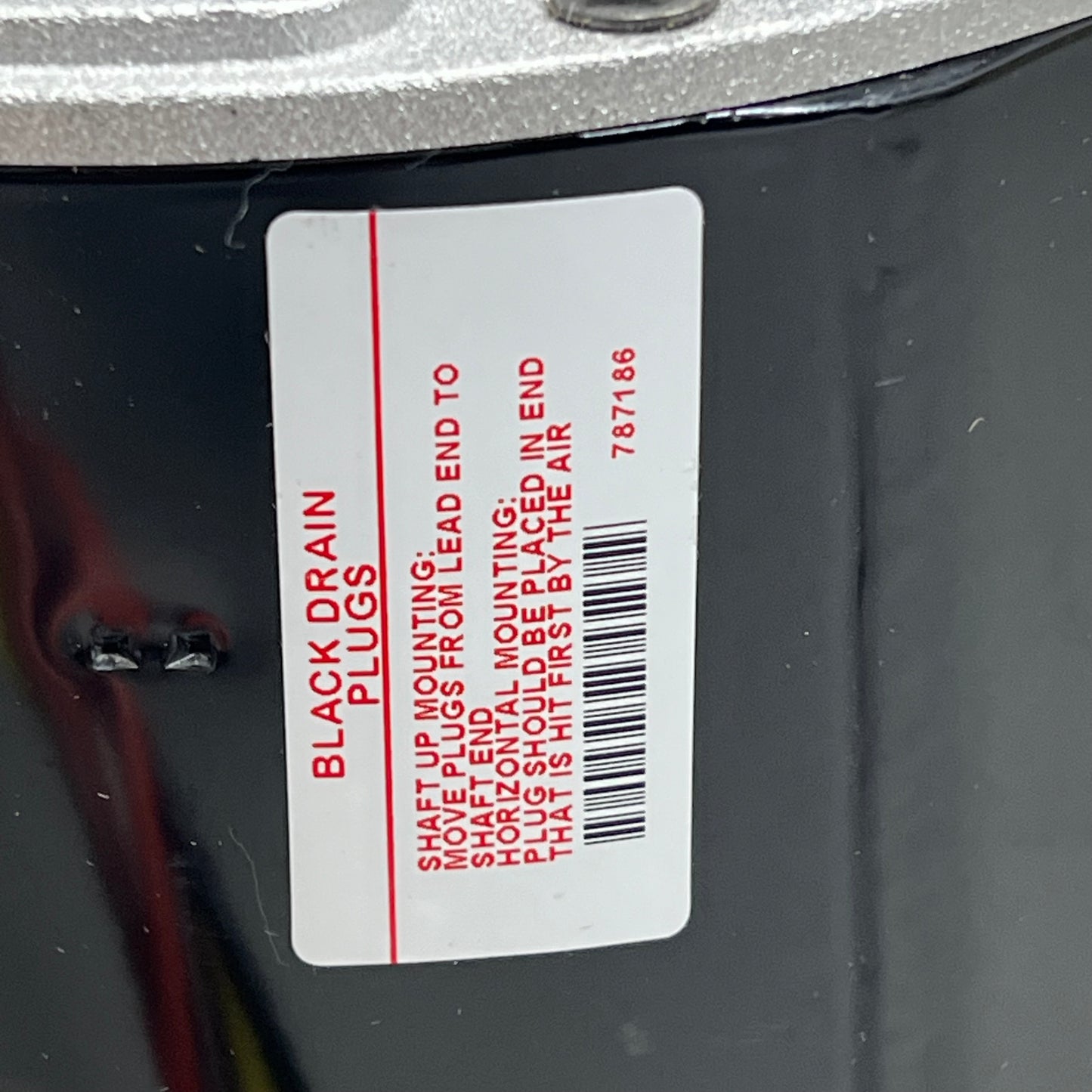 LENNOX First Choice Condenser Fan Motor for HVAC 1/2" Shaft Black 19L26