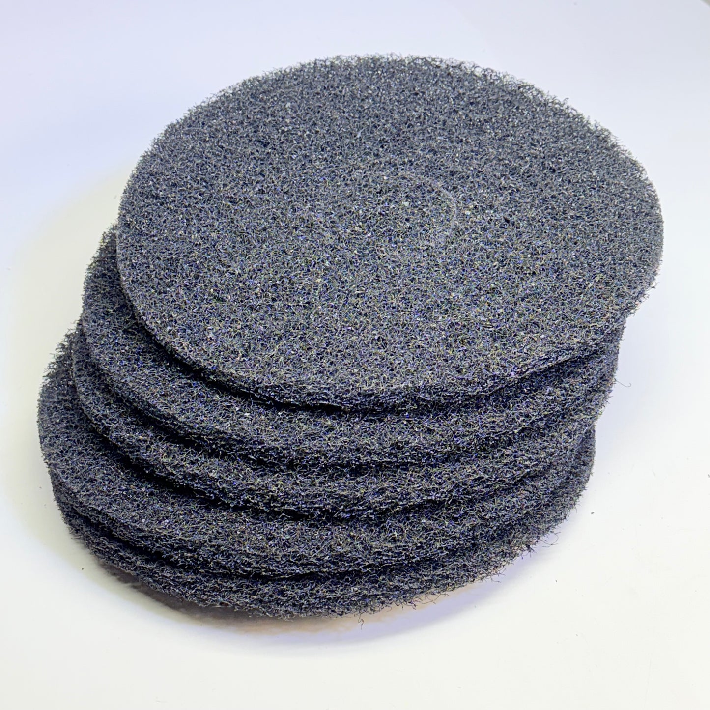 GLOBAL INDUSTRIAL (5 PACK) 13" Stripping Pad Floor Maintenance Black 261880BK