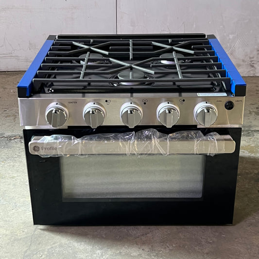 PROFILE RV Range Oven Drop-In LP Gas Stovetop Sz 16.25" x 21.5" x 21.5" - PLD617RTSS/PLD621RTSS