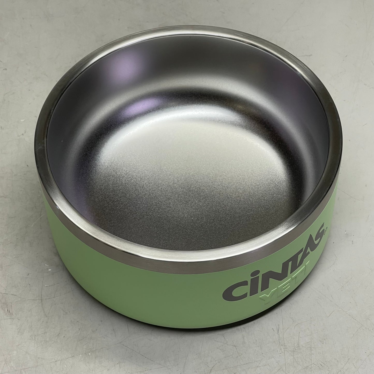 YETI Boomer Dog Bowl *HAS "CINTAS" Branding* 4 Cup (32 oz) Key Lime 4550