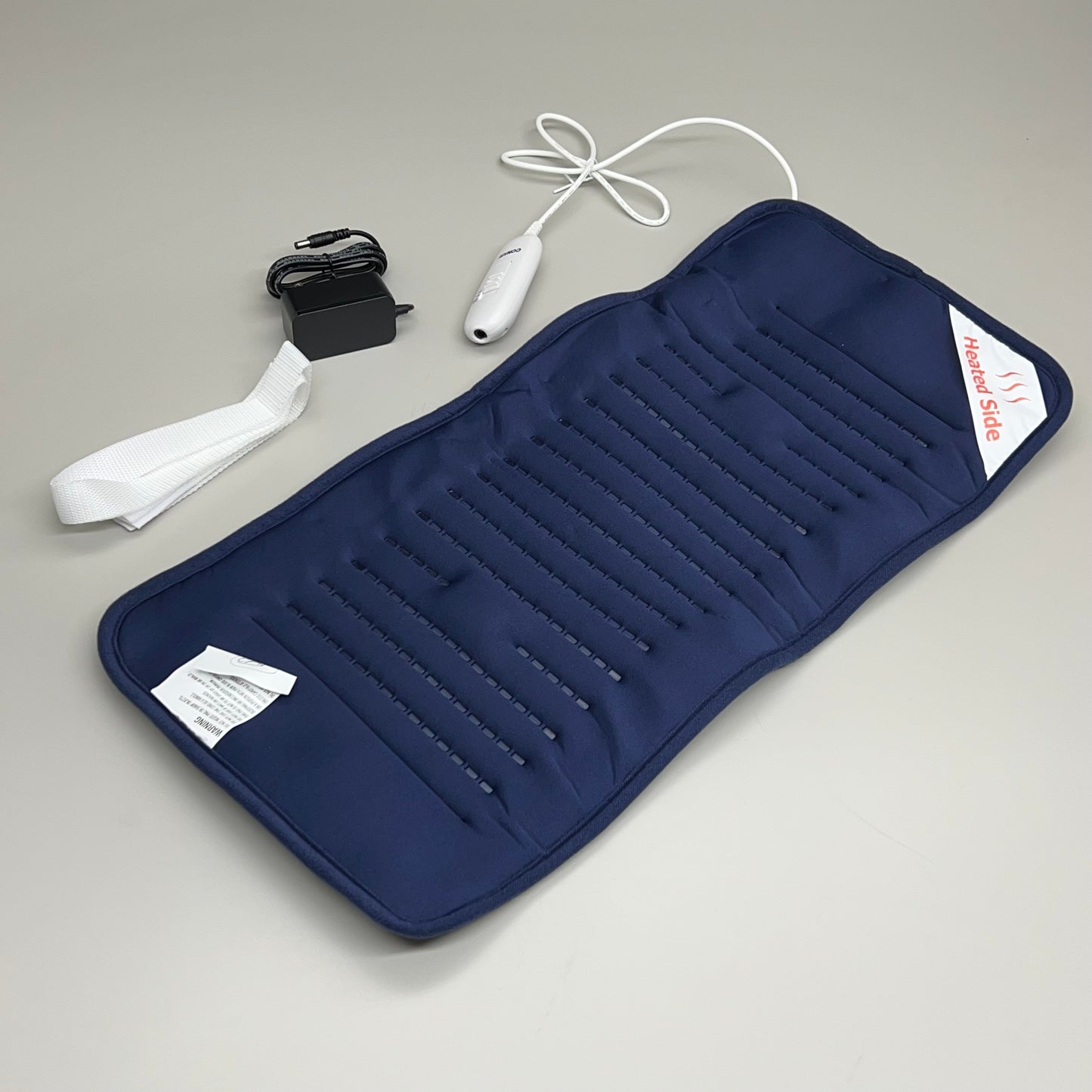 CONAIR Comfort Massaging Heating Pad Soothing 11.5" X 24" Navy Blue HP08FWX