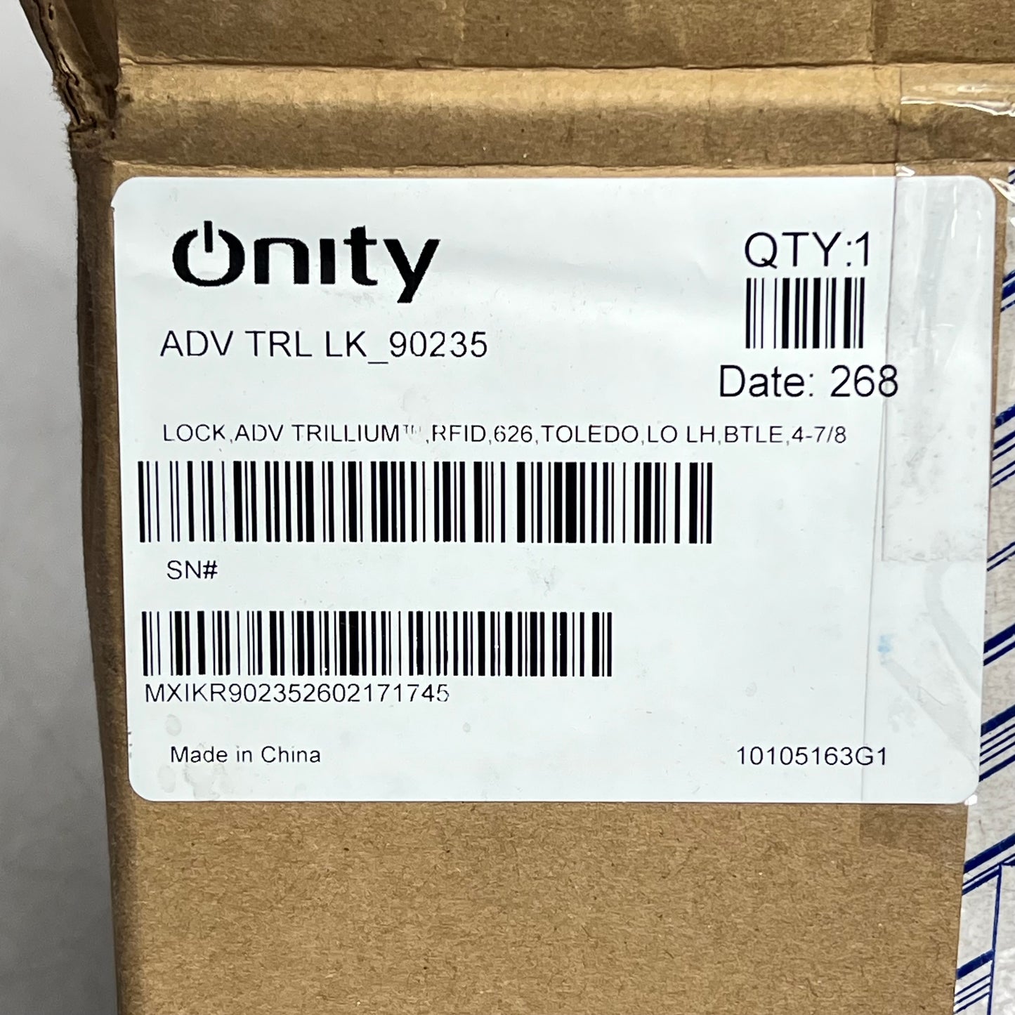 ONITY Bluetooth Mobile Access Advance Trillium Lockset 2 Pc Design Chrome 90235