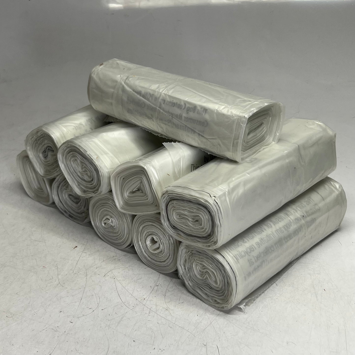 ZA@ GREENCORE (100 Bags) Can Liners Trash Bags 40" x 58" Clear FG-W0005-01E (New Other, Distressed Box)