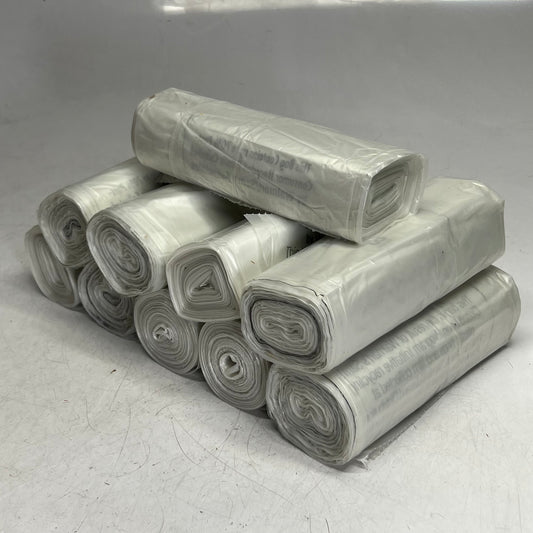 ZA@ GREENCORE (100 Bags) Can Liners Trash Bags 40" x 58" Clear FG-W0005-01E (New Other, Distressed Box)