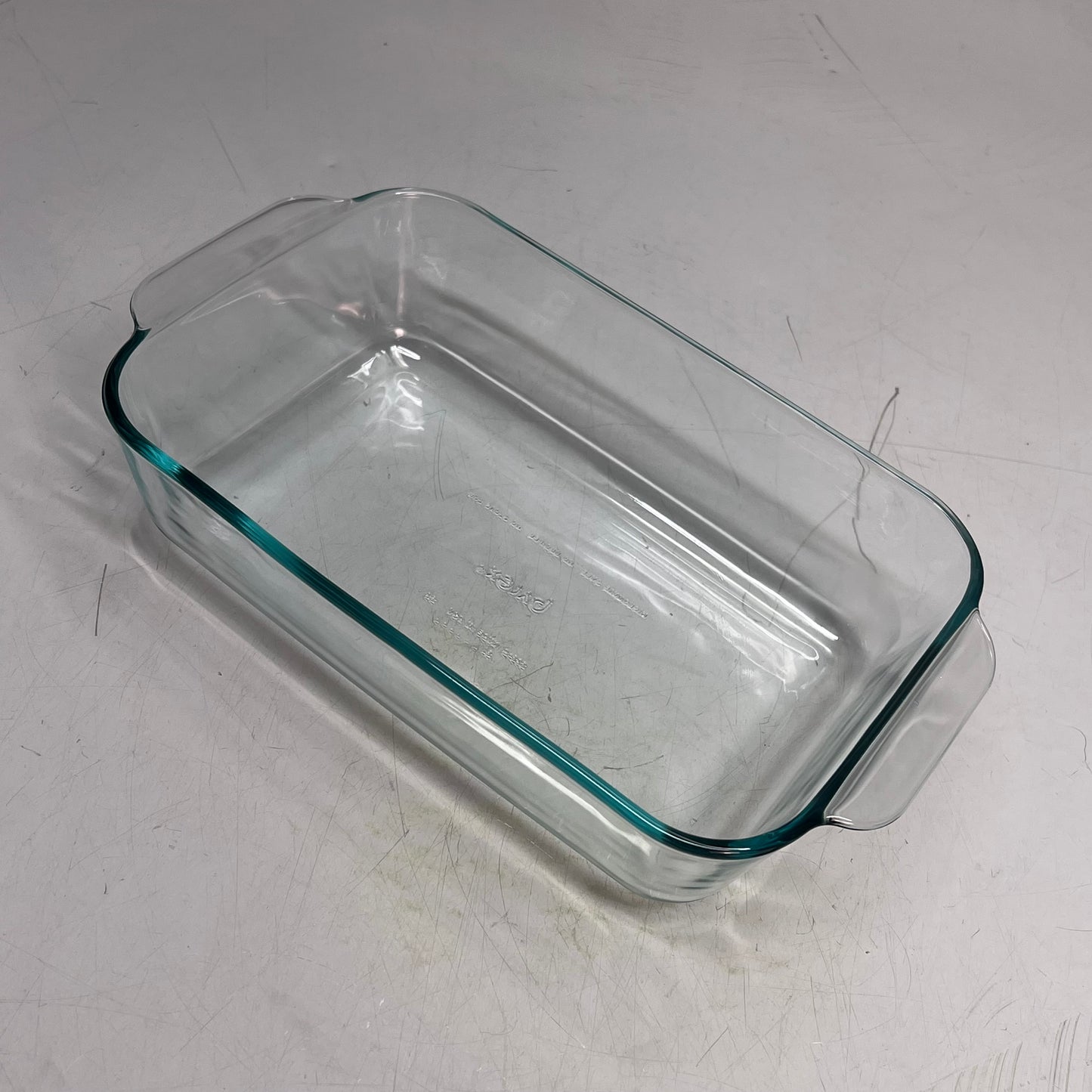ZA@ PYREX (6 PIECE SET) Glass Baking Dish Set W/ Lids 5 Qt, 2.6 Qt & 3.1 Qt Clear/|Sage 1135014