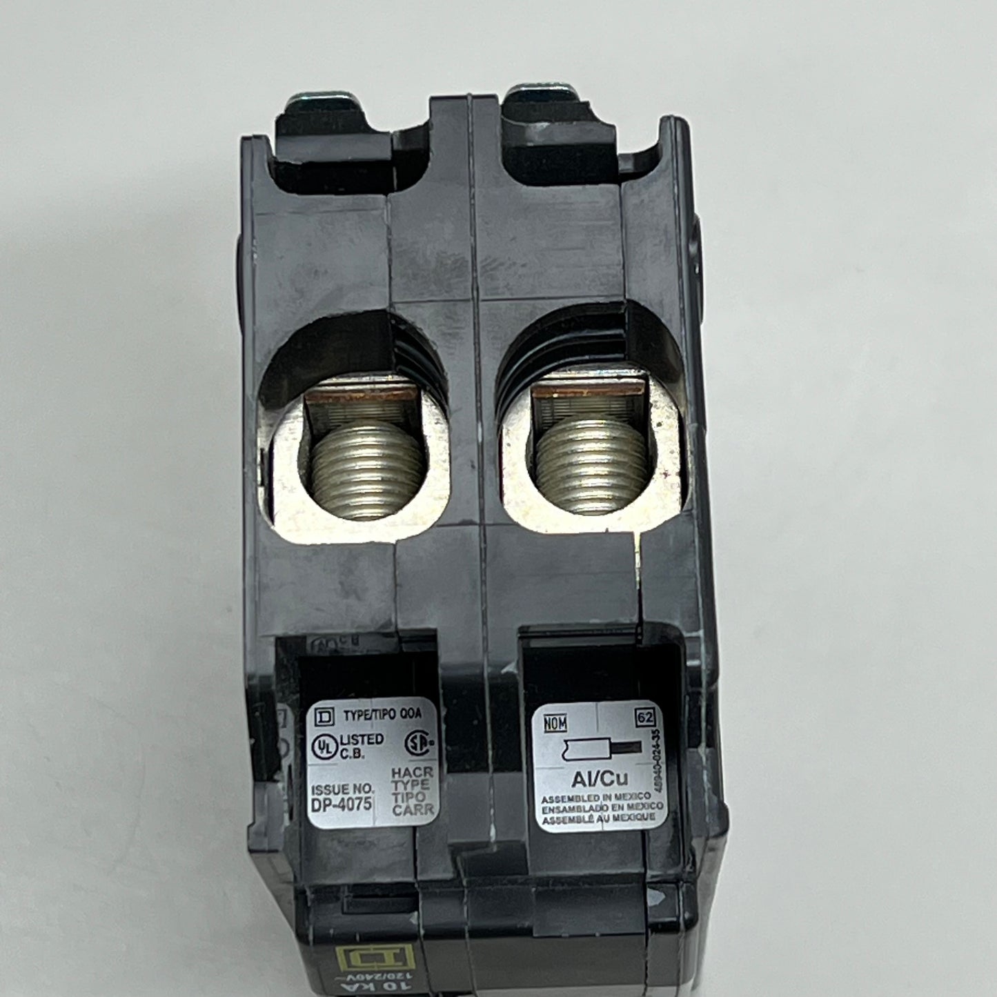 SQUARE D 80 AMP Circuit Breaker Plug-In 2 Pole 240 Volt QO280