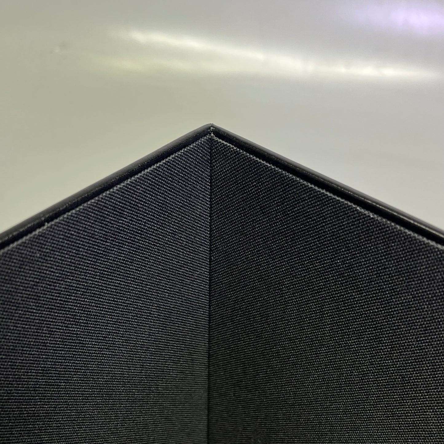 ROOM360 Faux Leather London Recycle Bin Vinyl Construction 17qt Black RWA021L21