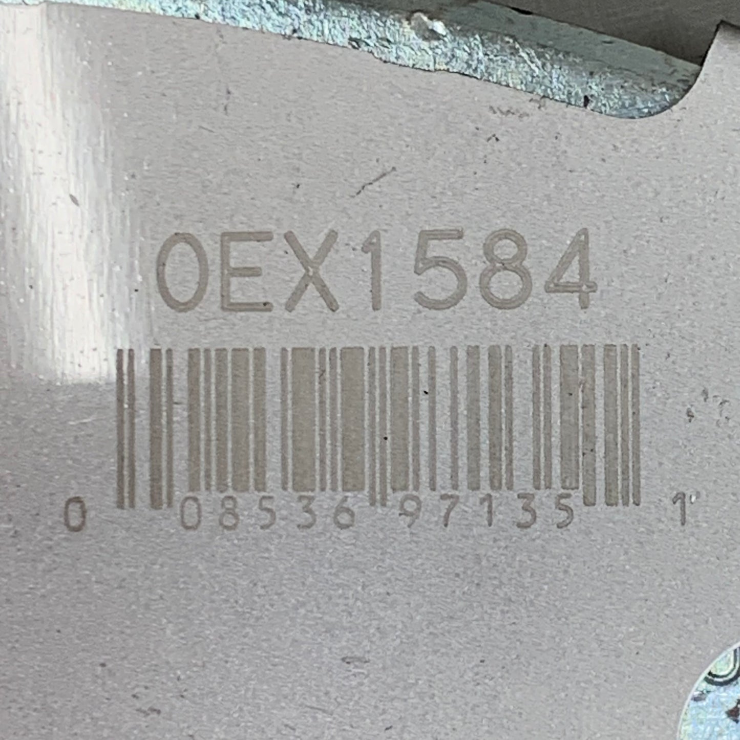 WAGNER OEx Premium Ceramic Disc Brake Pad Set 6" x 2" Grey OEX1584