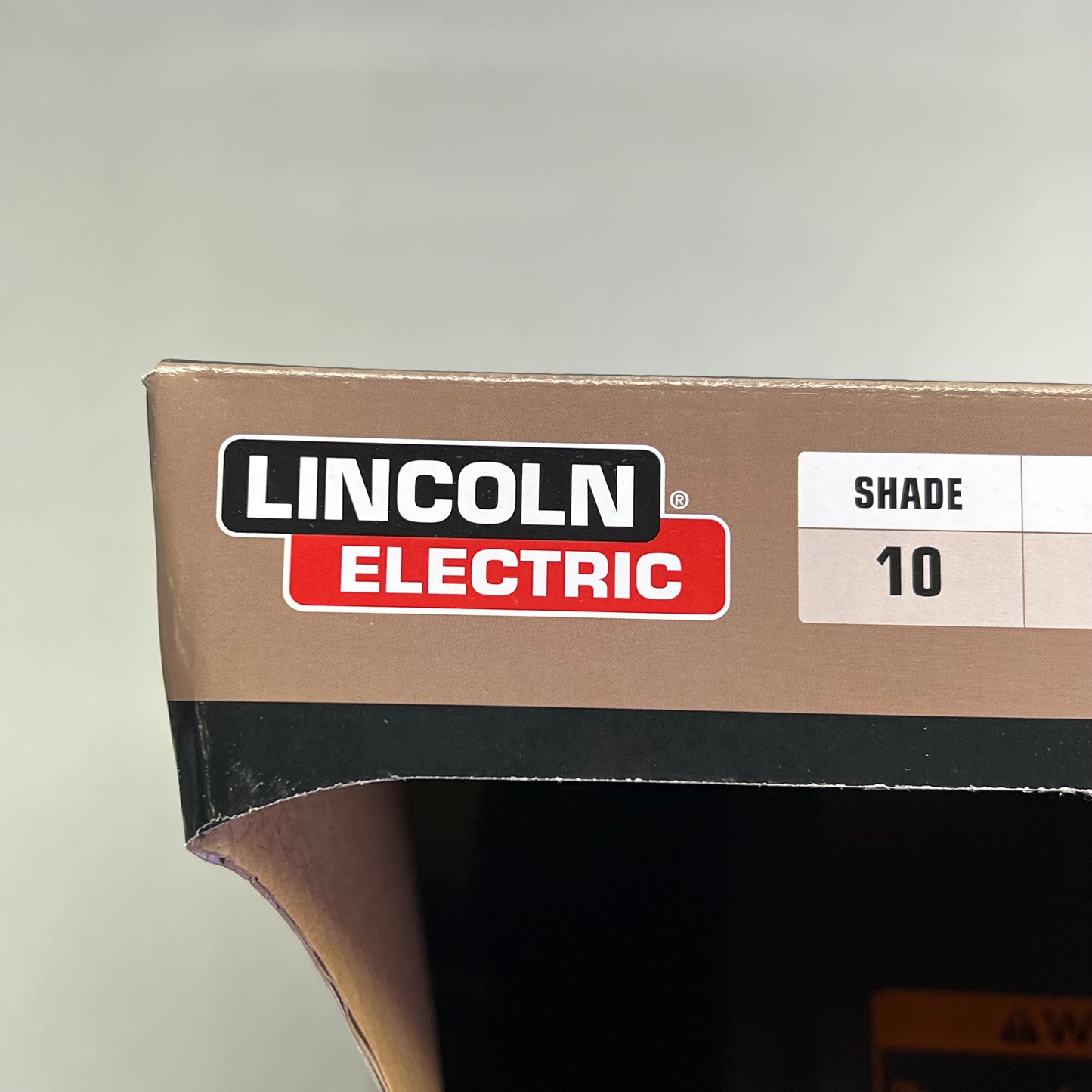 LINCOLN ELECTRIC Fixed Shade Passive Welding Helmet 10 Shade  Black K2800-1