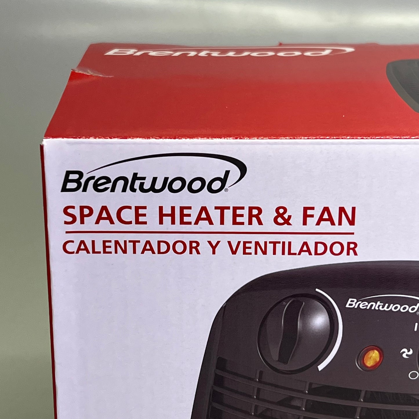 ZA@ BRENTWOOD Portable Ceramic Electric Space Heater 1500 Watt Max Black  H-F305BK