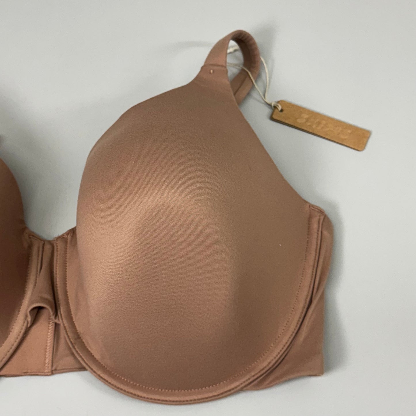 SKIMS Fits Everybody 360 Degree Stretch Soft T-Shirt Bra Women's Sz 40DD Sienna