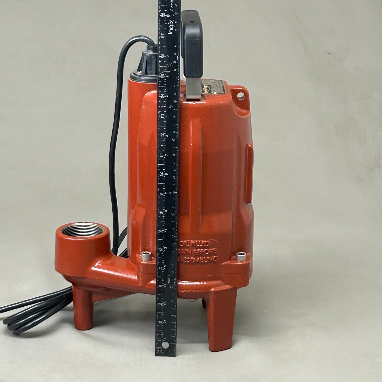 LIBERTY PUMPS 1 HP ProVore Residential Grinder Pump Non-automatic 11"x7.12"x17.625" PRG101M