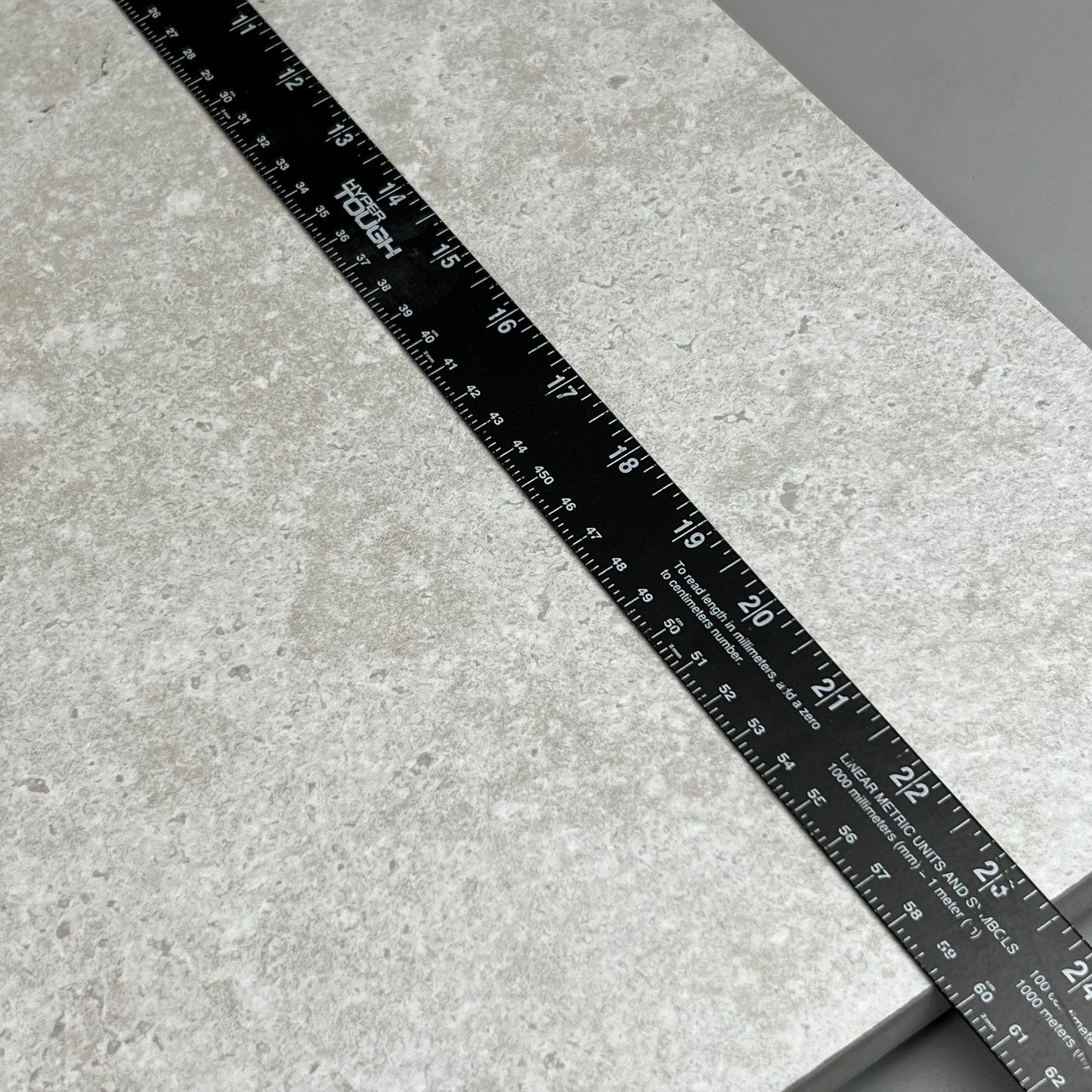 TIVOLI'S STONE (2 Pieces) Avorio  24" x12"x 2" Coping Porcelain Tile Bianco