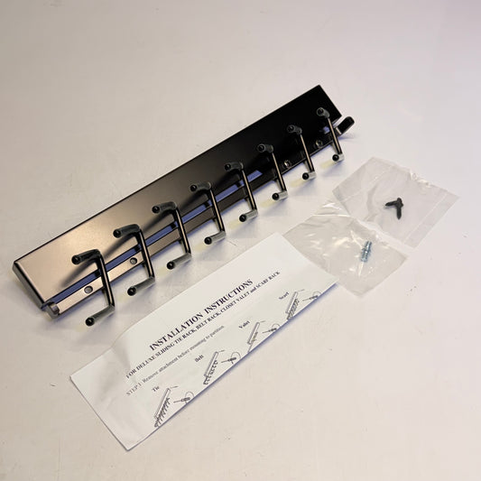 REV A SHELF Deluxe Sliding Pull Out Tie Rack 14" Bronze CTRSL-14-BZ-1