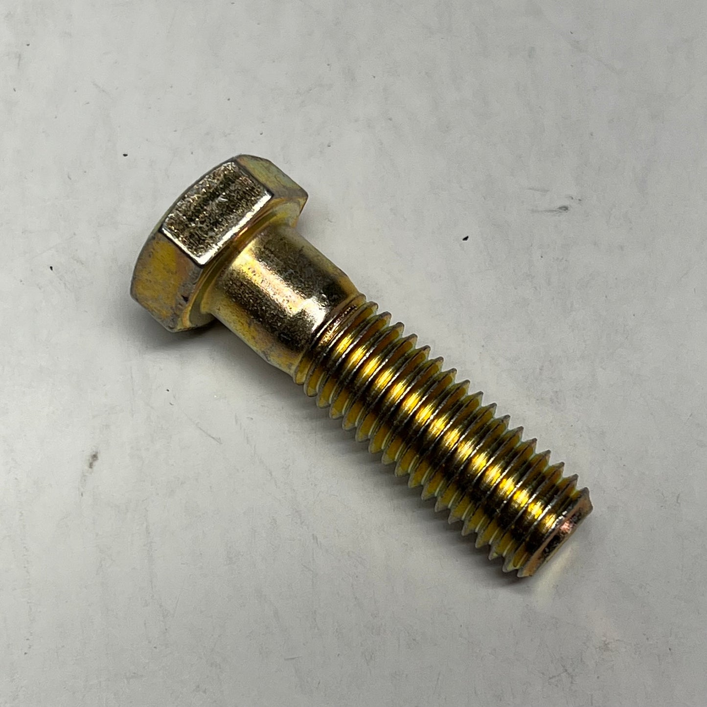 MCMASTER-CARR (5 PACK) Hex Head Screw Zinc Yellow Chromate Plated 91257A803