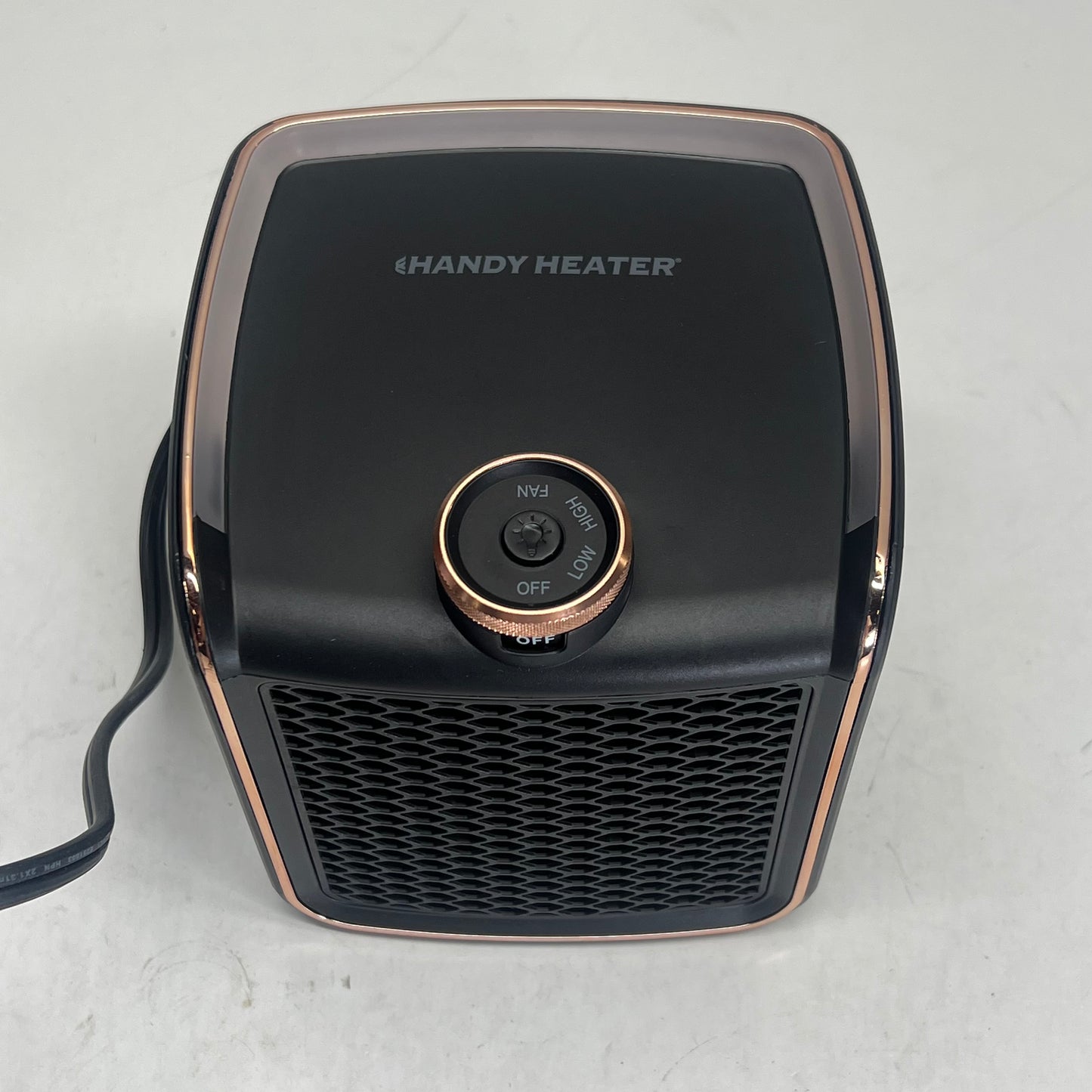 HANDY HEATER Electric Personal Space Heater Furnace 2 Settings Black (Used)